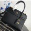 Prada Esplanade Saffiano and Calf Leather Bag 1BA046 Black
