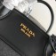 Prada Esplanade Saffiano and Calf Leather Bag 1BA046 Black