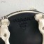 Prada Leather Bowling Bag 1BB071 Black/White 2020