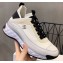 Chanel Velvet Calfskin Sneakers G35617 Creamy 02 2020