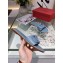Valentino VLOGO Flat Calfskin Slide Sandals Baby Blue 2020