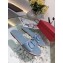 Valentino VLOGO Flat Calfskin Slide Sandals Baby Blue 2020