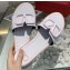 Valentino VLOGO Flat Calfskin Slide Sandals White 2020