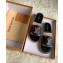 Louis Vuitton Monogram Leopard Print Espadrilles Slipper Sandals Black 2020