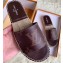 Louis Vuitton Monogram Leopard Print Espadrilles Slipper Sandals Coffee 2020
