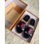Louis Vuitton Monogram Espadrilles Slipper Sandals Black/Multicolor 2020