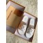 Louis Vuitton Monogram Espadrilles Slipper Sandals White/Gold Logo 2020