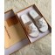Louis Vuitton Monogram Espadrilles Slipper Sandals White/Gold Logo 2020