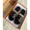Louis Vuitton Monogram Espadrilles Slipper Sandals Black/Gold Logo 2020