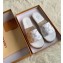 Louis Vuitton Monogram Espadrilles Slipper Sandals White/Silver Logo 2020