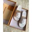 Louis Vuitton Monogram Espadrilles Slipper Sandals White/Silver Logo 2020