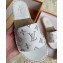 Louis Vuitton Monogram Espadrilles Slipper Sandals White/Silver Logo 2020