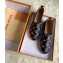 Louis Vuitton Monogram Espadrilles Black/Silver Logo 2020