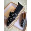 Louis Vuitton Monogram Espadrilles Black/Silver Logo 2020