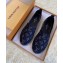 Louis Vuitton Monogram Denim Starboard Flat Espadrilles Dark Blue 2020