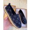 Louis Vuitton Monogram Denim Starboard Flat Espadrilles Dark Blue 2020