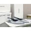Balenciaga Strassed BB Logo Satin Slingback Flat Ballerinas Silver 2020