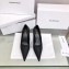 Balenciaga Heel 8cm Satin Pumps Black 2020