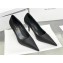Balenciaga Heel 8cm Satin Pumps Black 2020