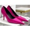 Balenciaga Heel 8cm Satin Pumps Fuchsia 2020