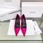 Balenciaga Heel 8cm Satin Pumps Fuchsia 2020