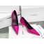 Balenciaga Heel 8cm Satin Pumps Fuchsia 2020