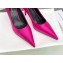 Balenciaga Heel 8cm Satin Pumps Fuchsia 2020