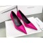 Balenciaga Heel 8cm Satin Pumps Fuchsia 2020