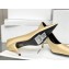 Balenciaga Heel 8cm Satin Pumps Gold 2020