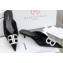 Balenciaga Heel Strassed BB Logo Velvet Mules Pumps Black 2020