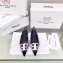 Balenciaga Strassed BB Logo Velvet Slingback Flat Ballerinas Purple 2020
