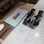 Balenciaga Heel 6cm Double Square Open Back Flip Flop Thong Sandals Crinkled Silver 2020