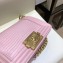 Chanel Lizard Pattern Boy Flap Shoulder Small Bag Pink