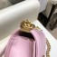 Chanel Lizard Pattern Boy Flap Shoulder Small Bag Pink