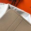 Hermes Calfskin Garden Party 30/36 Bag Light Gray