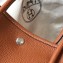 Hermes Calfskin Garden Party 30/36 Bag Brown