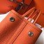 Hermes Calfskin Garden Party 30/36 Bag Orange