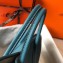 Hermes Calfskin Garden Party 30/36 Bag Denim Blue