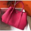 Hermes Calfskin Garden Party 30/36 Bag Fuchsia