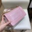 Chanel Lizard Pattern Boy Flap Shoulder Small Bag Pink