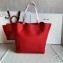 Celine Small Cabas Phantom Bag in Grained Calfskin Red