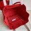 Celine Small Cabas Phantom Bag in Grained Calfskin Red