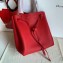 Celine Small Cabas Phantom Bag in Grained Calfskin Red