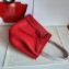Celine Small Cabas Phantom Bag in Grained Calfskin Red