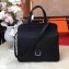 Hermes Halzan Tote Bag in Original Togo Leather Black