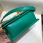 Chanel Lizard Pattern Boy Flap Shoulder Small Bag Green