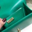 Chanel Lizard Pattern Boy Flap Shoulder Small Bag Green