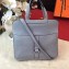 Hermes Halzan Tote Bag in Original Togo Leather Baby Blue 