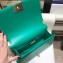 Chanel Lizard Pattern Boy Flap Shoulder Medium Bag Green