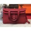 Hermes Halzan Tote Bag in Original Togo Leather Red